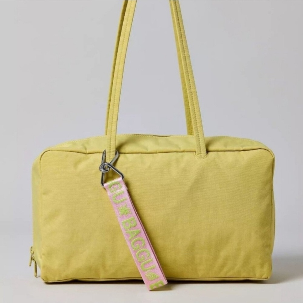 BAGGU Medium Bowler Bag in Butter